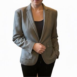 Herringbone Gray Banana Republic Blazer Size 4